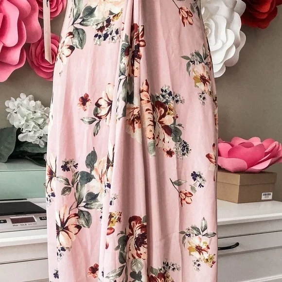 Nwt Leith Floral Print Maxi Dress - Picture 6 of 9